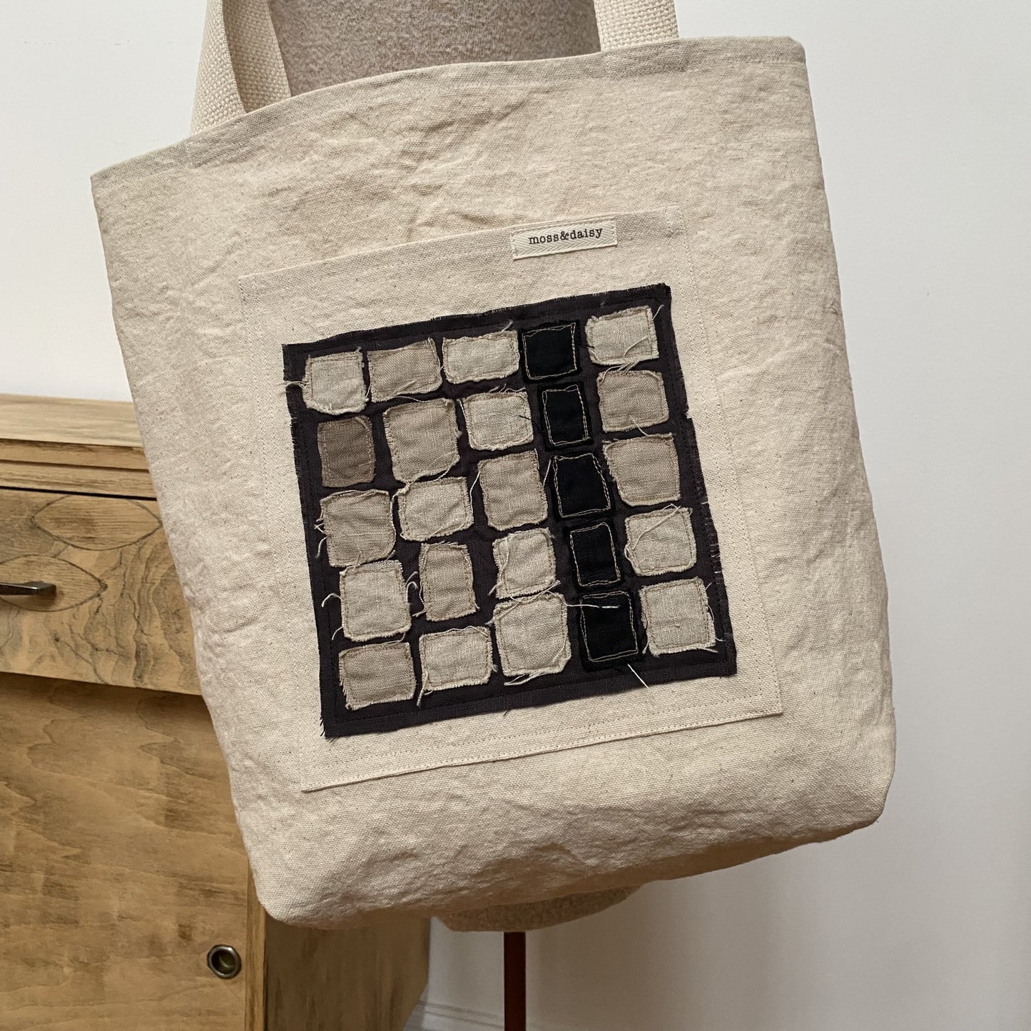 patch pocket tote